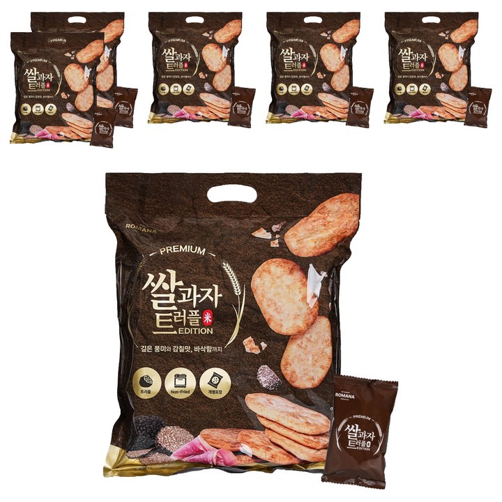 로마나 쌀과자 트러플 41p, 6개, 346g