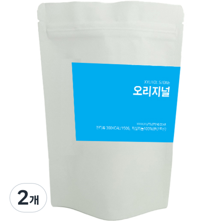 자일리톨스톤 캔디 리필 오리지널, 150g, 2개