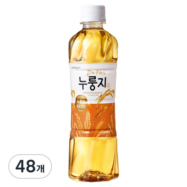 웅진 맑게 우려낸 누룽지차, 500ml, 48개