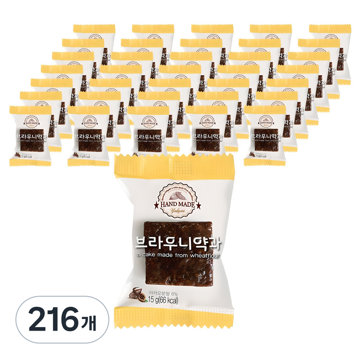 브라우니 약과, 15g, 216개