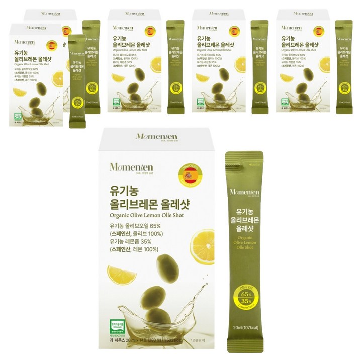 모먼튼 올리브레몬 올레샷 14p, 5개, 280ml