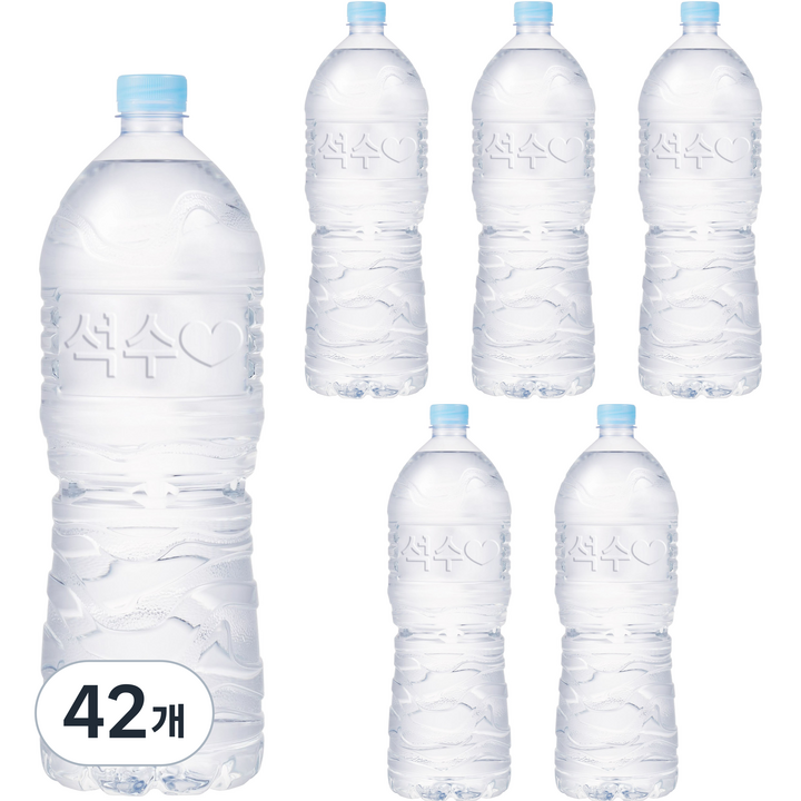 석수 무라벨 생수, 2L, 42개