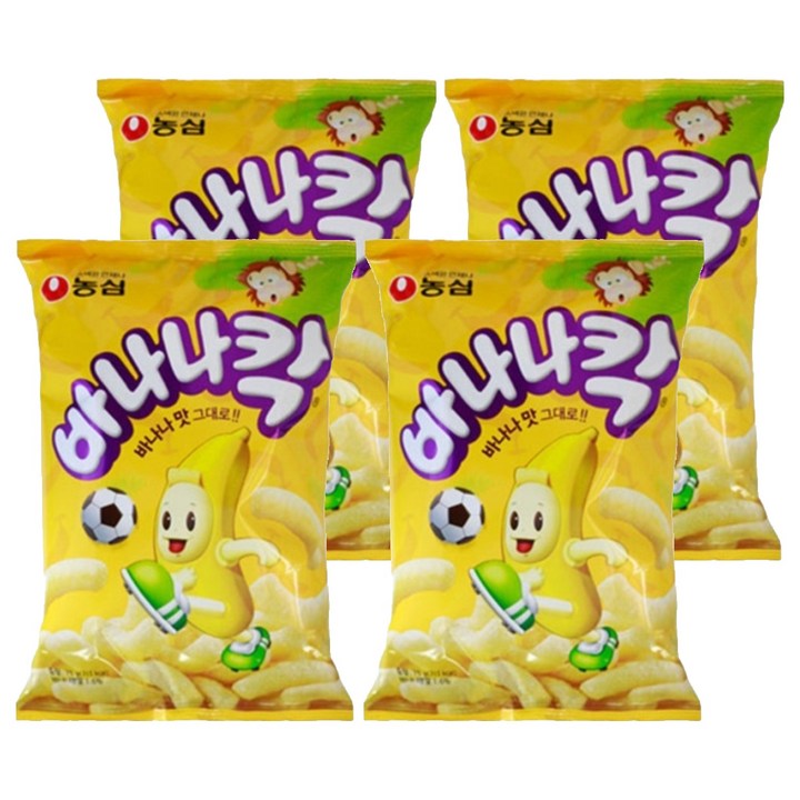 바나나킥, 75g, 4개