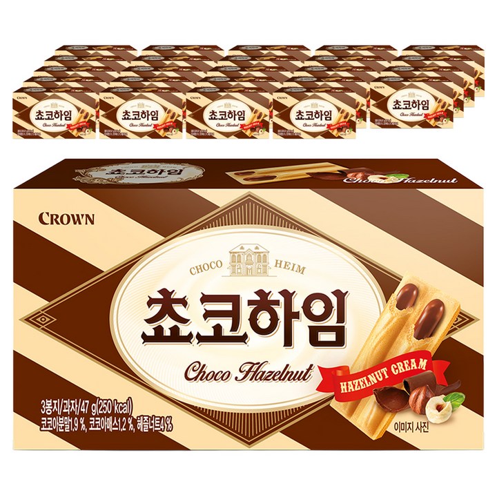 크라운 쵸코하임, 47g, 25개