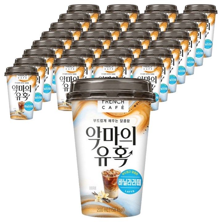 프렌치카페 악마의 유혹 바닐라라떼, 30개, 200ml