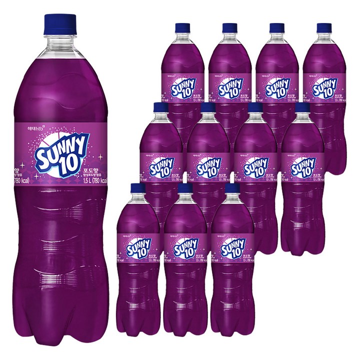 써니텐 블라스트 포도, 1.5L, 12개