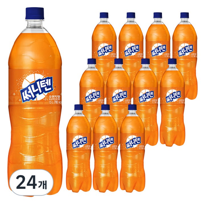 해태htb 써니텐 오렌지향, 1.5L, 24개
