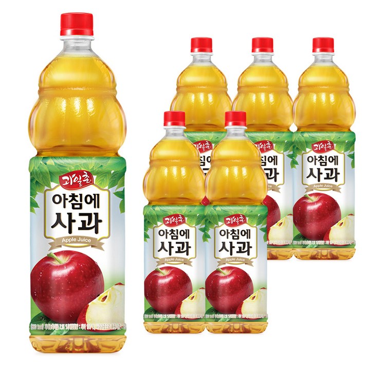 해태htb 과일촌 아침에 사과, 1.5L, 18개