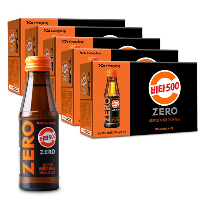 광동제약 비타 500 제로, 100ml, 50개