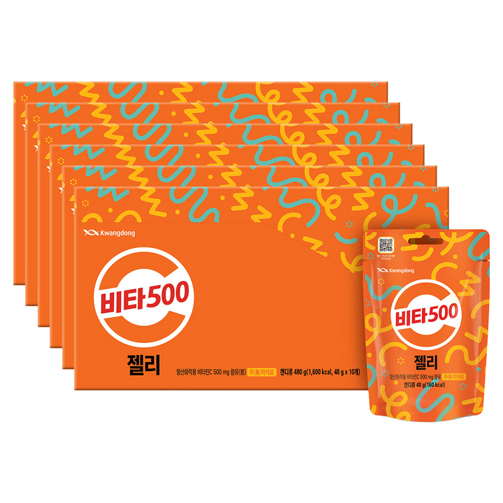 비타500 젤리, 480g, 6개