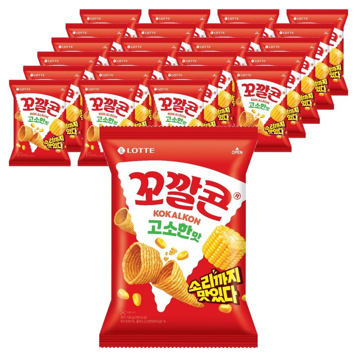 꼬깔콘 고소한맛, 134g, 24개