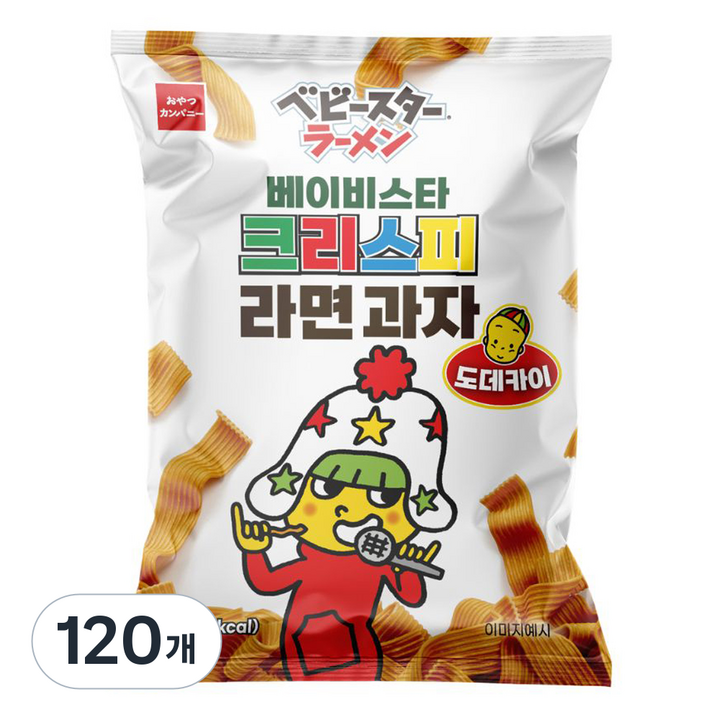 베이비스타 크리스피 라면과자 도데카이, 65g, 120개