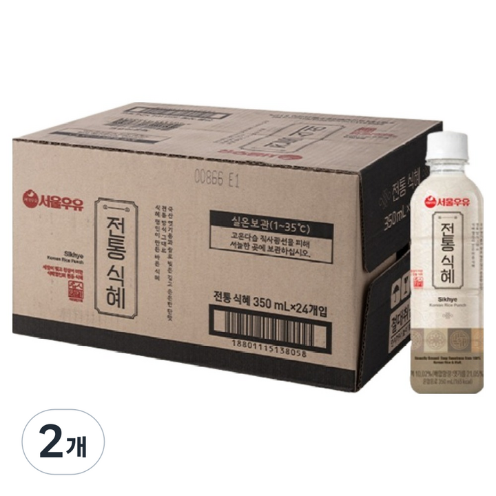 서울우유 전통 식혜 24p, 2개, 350ml