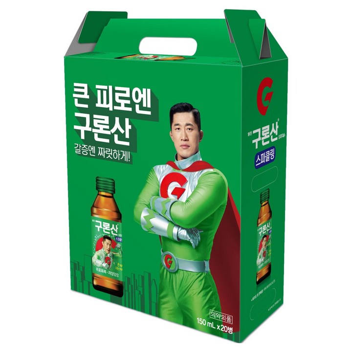 해태htb 영진 구론산 스파클링 오리지날액 선물세트, 150ml, 60개