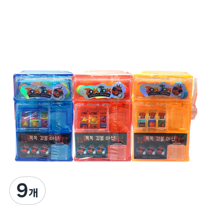 톡톡 검블머신, 15g, 9개