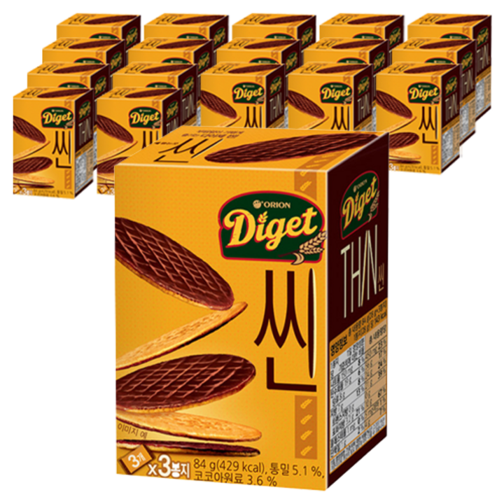오리온 다이제 씬, 84g, 18개