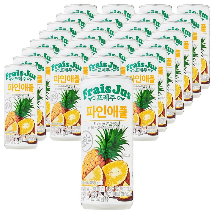 프레주 파인애플, 240ml, 30개
