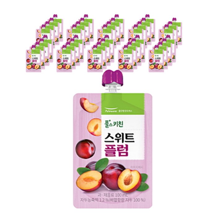 풀스키친 스위트 플럼주스, 40개, 100ml