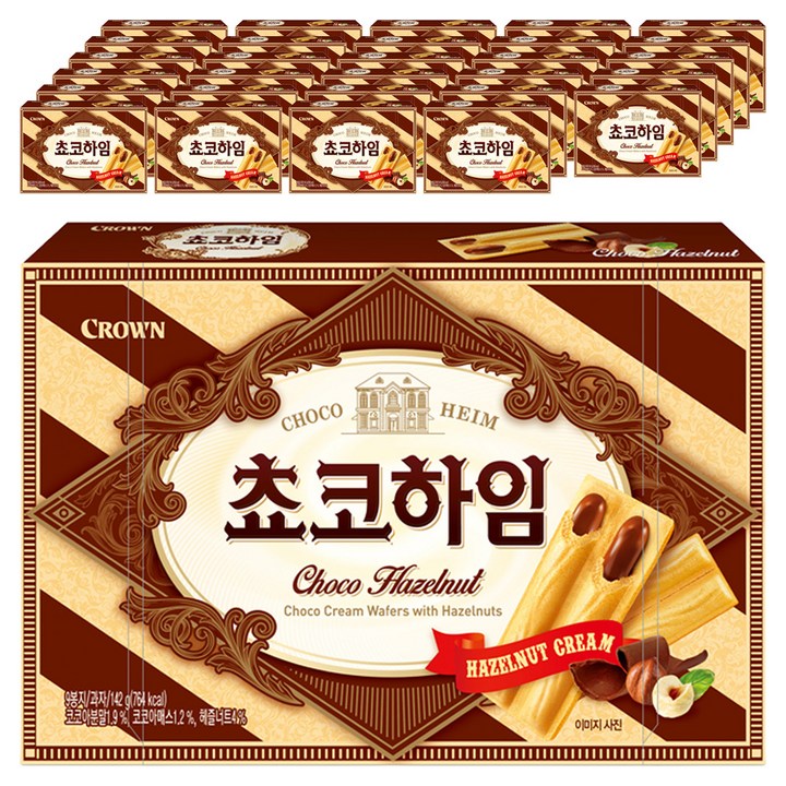 크라운 쵸코 하임, 142g, 40개