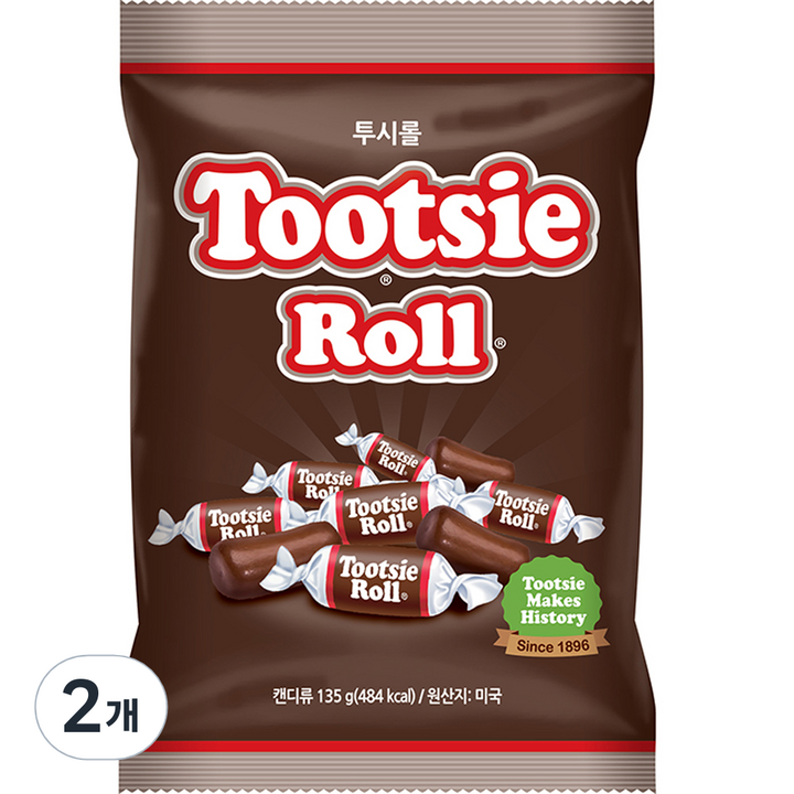 투시롤 캔디, 135g, 2개