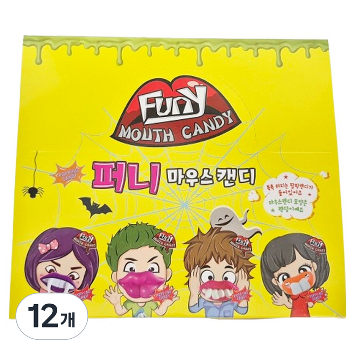 퍼니 마우스 캔디 12p, 156g, 12개