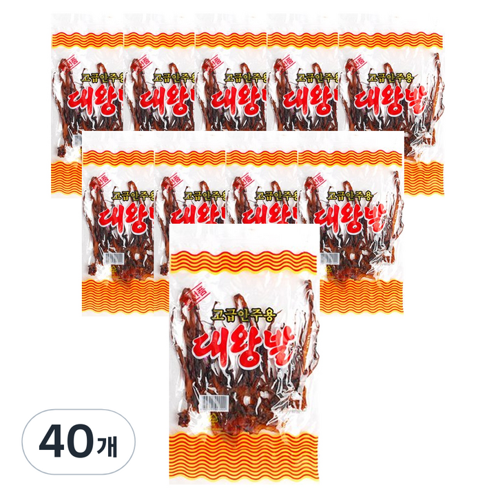 삼호식품 대왕발 조미건 오징어 다리, 35g, 40개