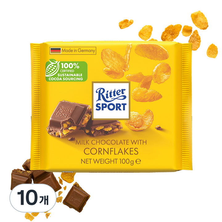 리터스포트 콘플레이크 초콜릿, 100g, 10개