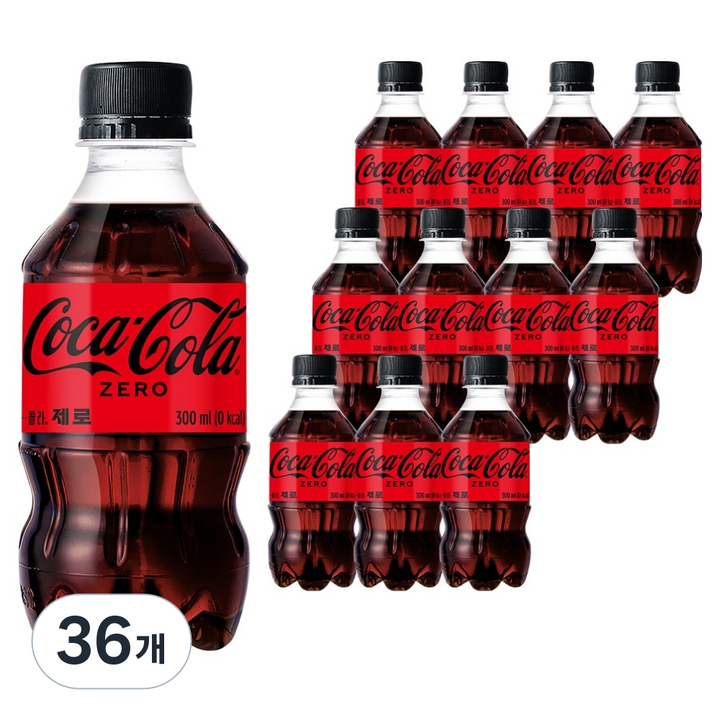 코카콜라 제로, 300ml, 36개