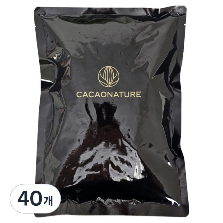 카카오네이처 쿠킹스토리 다크초콜릿 컴파운드 칩, 200g, 40개