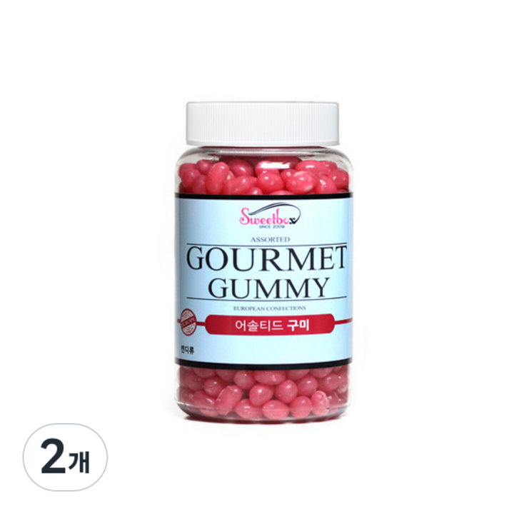 고메 라즈베리향 젤리빈, 600g, 2개