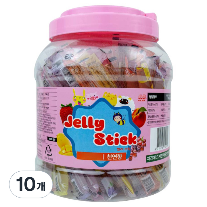 징징 젤리스틱, 1.25kg, 10개
