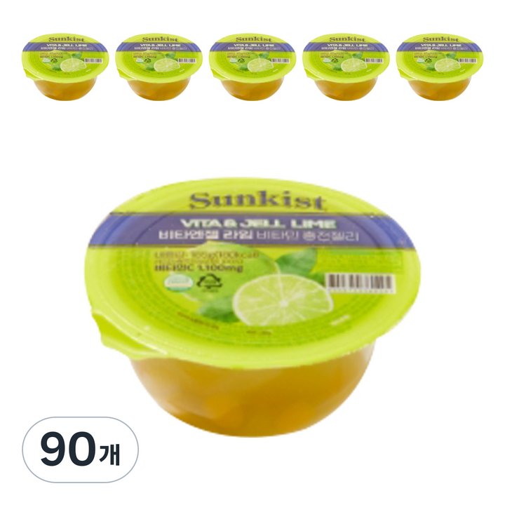 썬키스트 비타엔젤 라임 6개입, 185g, 90개