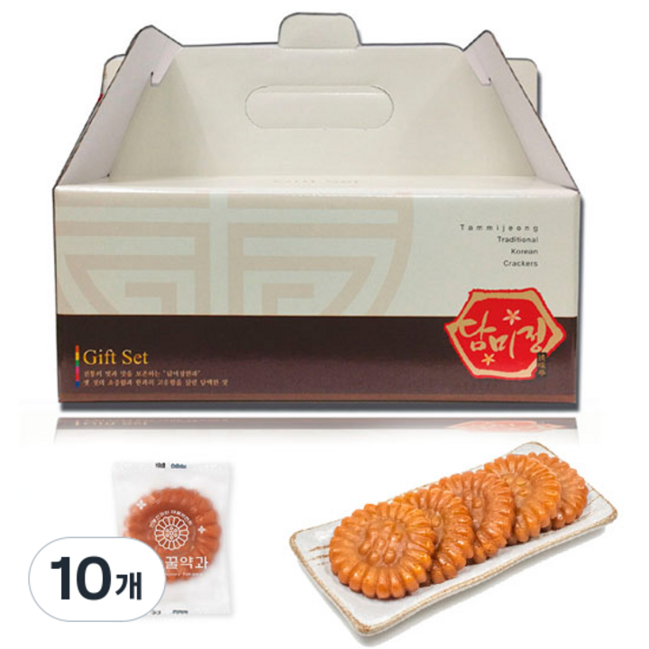 담미정 칼슘꿀약과, 1.2kg, 10개