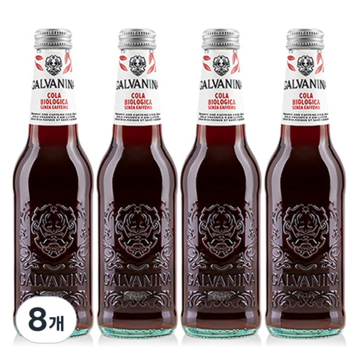 갈바니나 노카페인 유기농 콜라, 8개, 355ml
