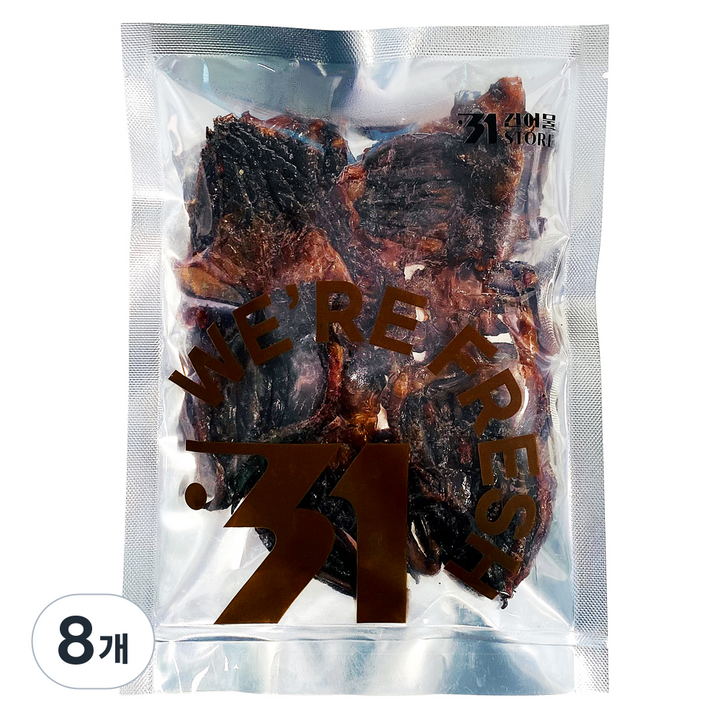 31건어물 미니 오징어다리, 100g, 8개