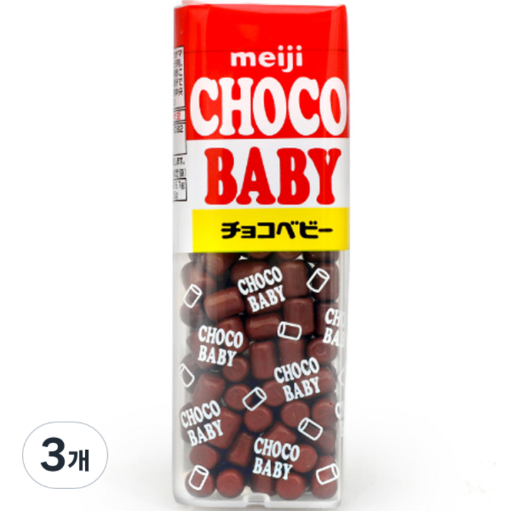 메이지 초코 베이비, 32g, 3개