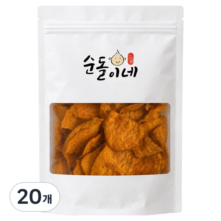 순돌이네 바삭바삭 황금 고구마칩, 400g, 20개