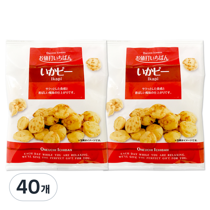 후지야혼텐 이카피 오징어 스낵, 39g, 40개