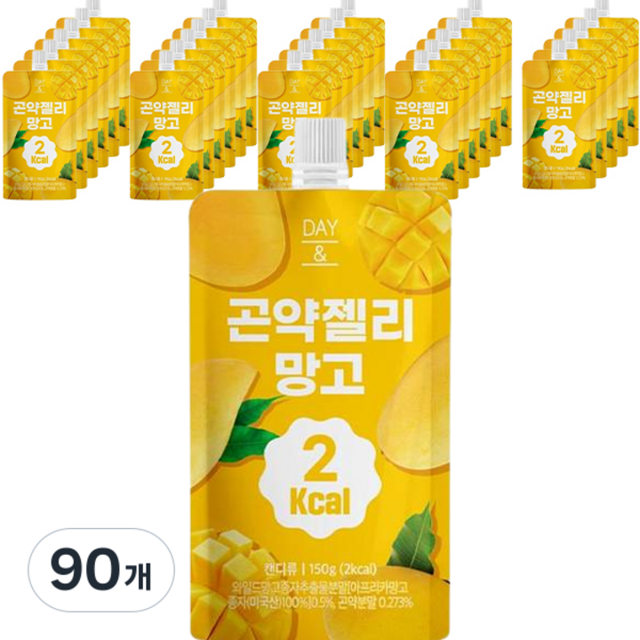데이앤 곤약젤리 망고, 150g, 90개