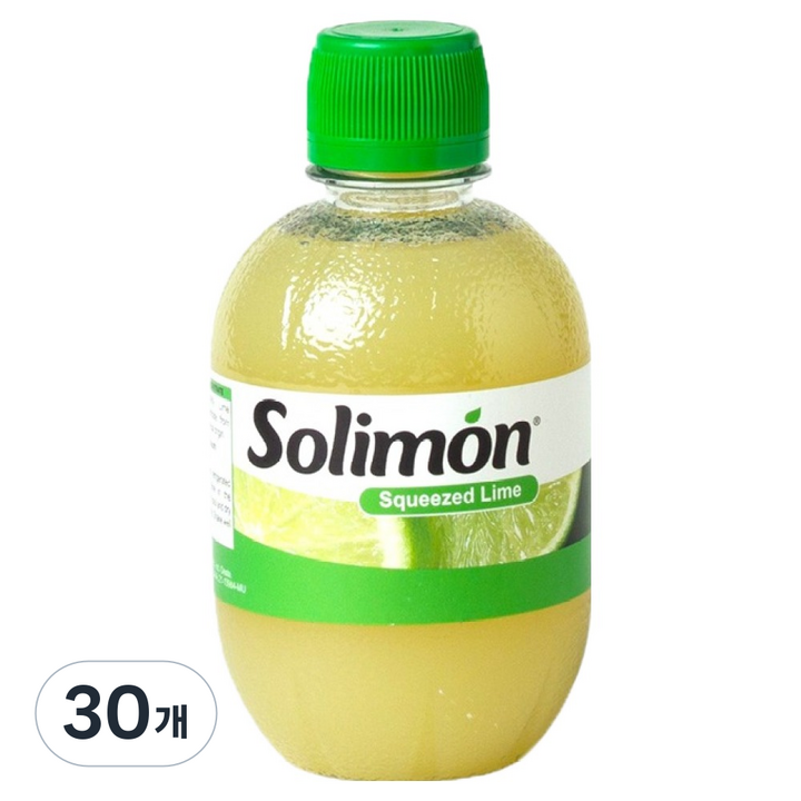 솔리몬 스퀴즈드 라임즙, 280ml, 30개