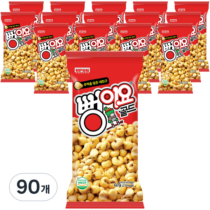뻥이요 골드, 60g, 90개