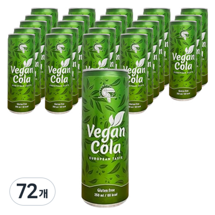 비건 콜라, 250ml, 72개
