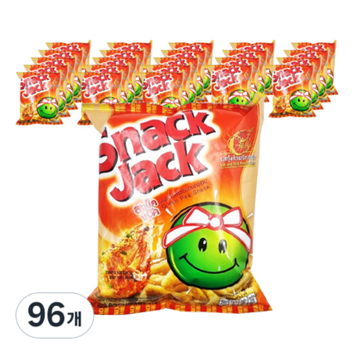 스낵잭 그린피 프런 플레이버, 62g, 96개