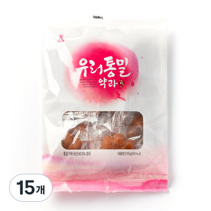 우리통밀약과, 210g, 15개