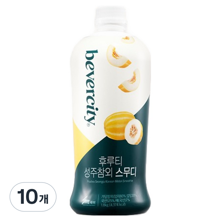 베버시티 세미 후루티 성주 참외 스무디, 1.8kg, 10개