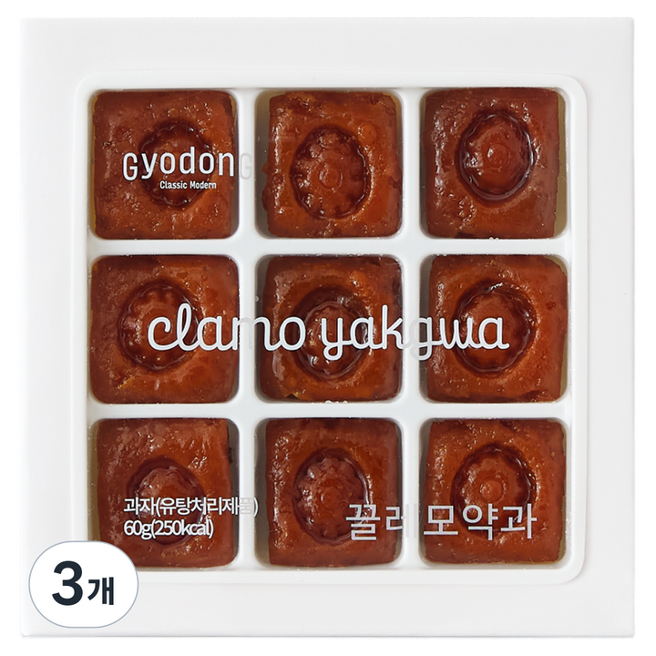 교동한과 끌레모약과, 60g, 3개