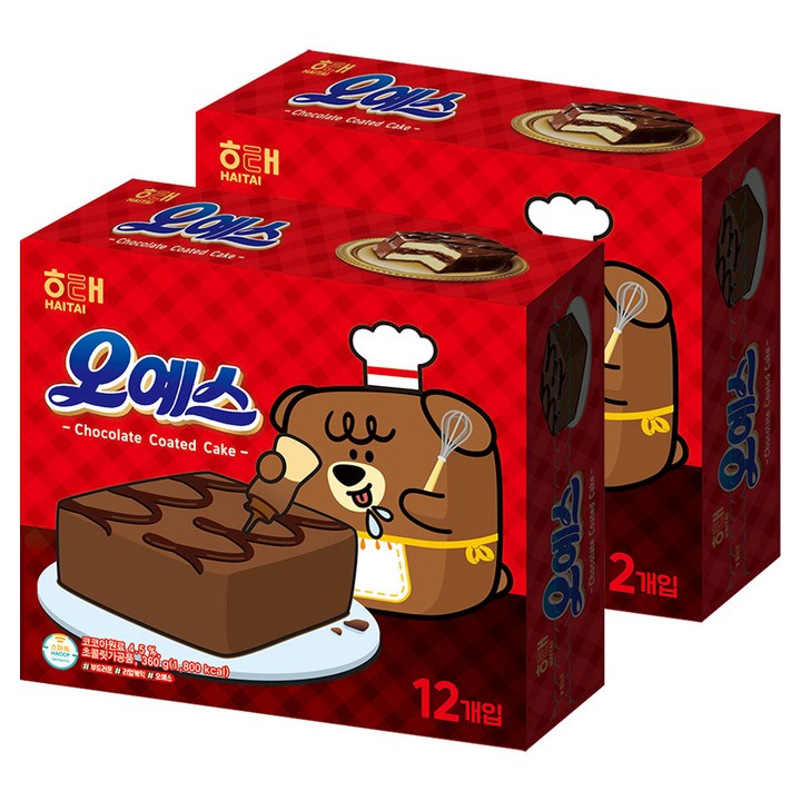 해태제과 오예스, 360g, 2개