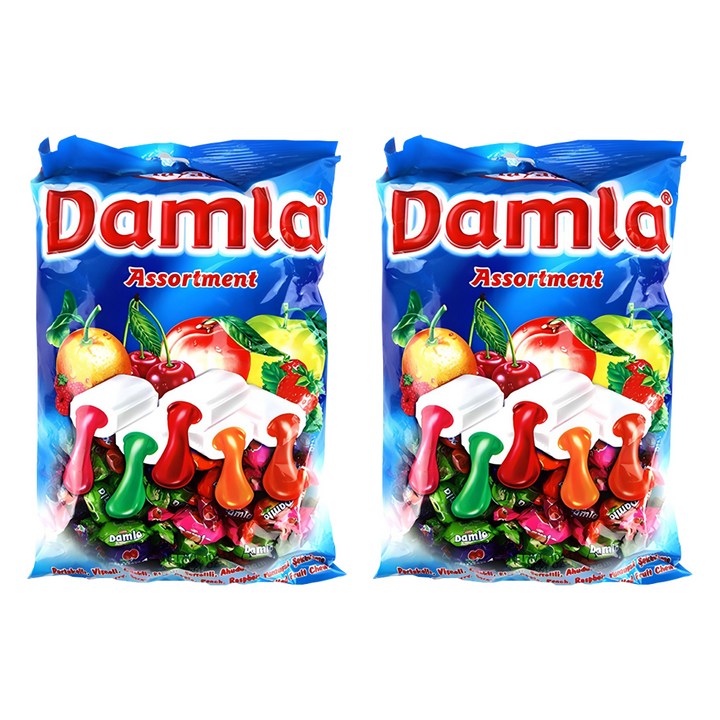 담라 어쏘티드 소프트캔디, 1kg, 2개