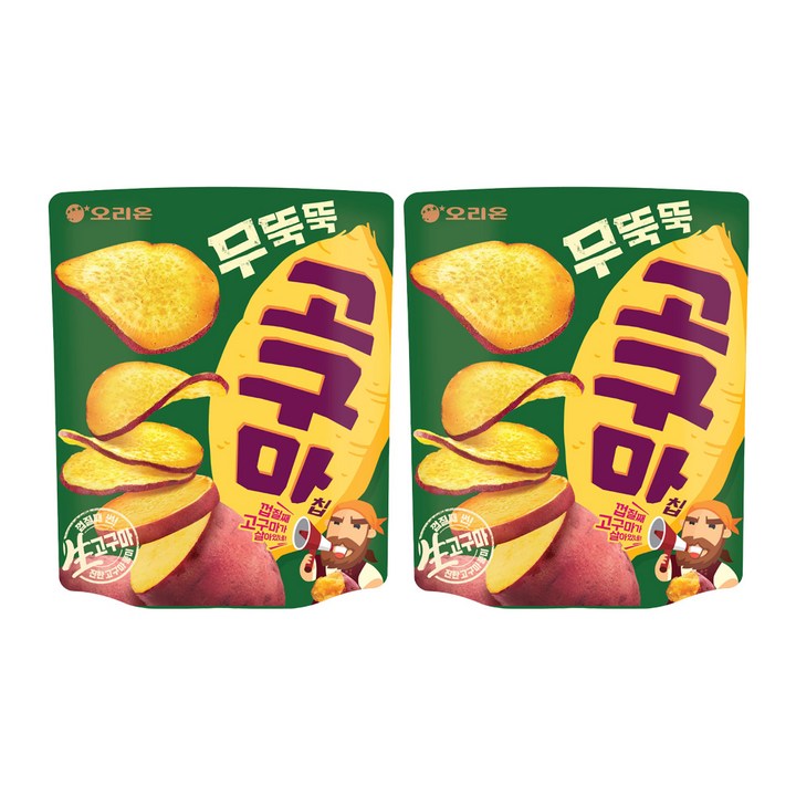 오리온 무뚝뚝 고구마칩, 113g, 2개