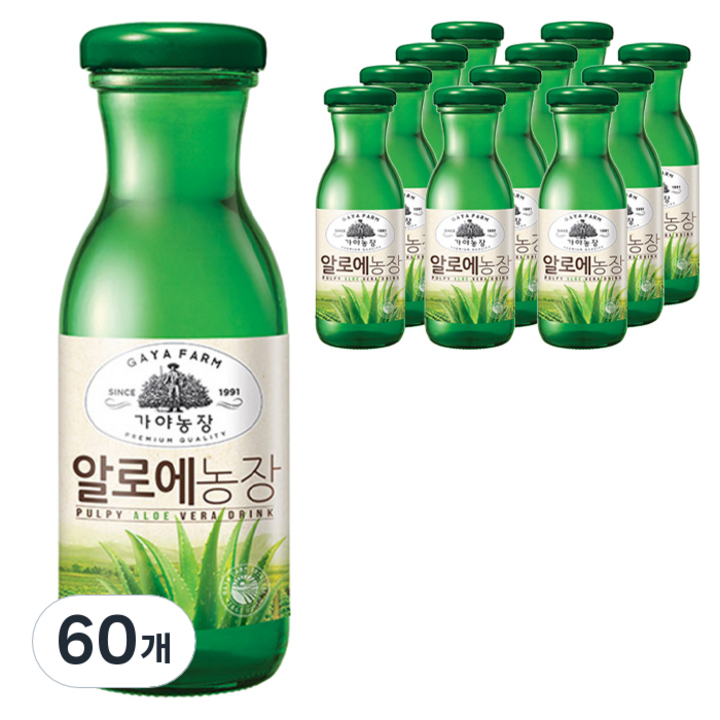 가야농장 알로에농장, 180ml, 60개